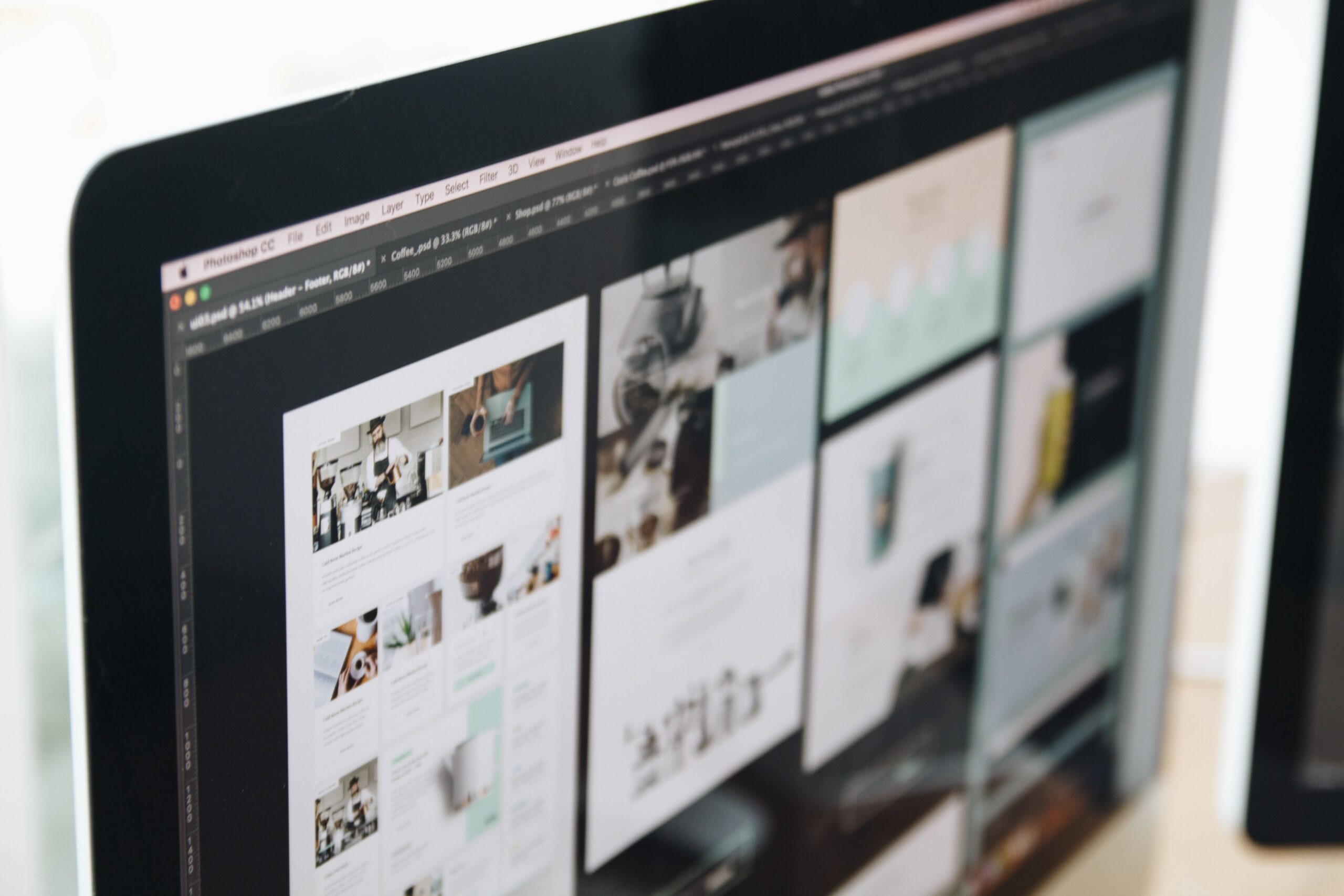 Landing page design guide 2026 showing professional web design layout on computer screen with high-converting page structure