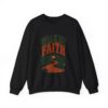 Faith Graphic Sweatshirt — "Walk By Faith" Scenic Crewneck
