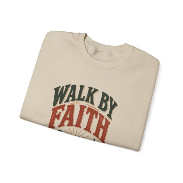 Faith Graphic Sweatshirt — "Walk By Faith" Scenic Crewneck