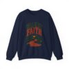 Faith Graphic Sweatshirt — "Walk By Faith" Scenic Crewneck