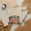 Faith Graphic Sweatshirt — "Walk By Faith" Scenic Crewneck