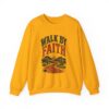 Walk By Faith Sweatshirt — Christian Inspirational Crewneck