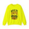 Walk By Faith Sweatshirt — Christian Inspirational Crewneck