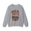 Faith Graphic Sweatshirt — "Walk By Faith" Scenic Crewneck